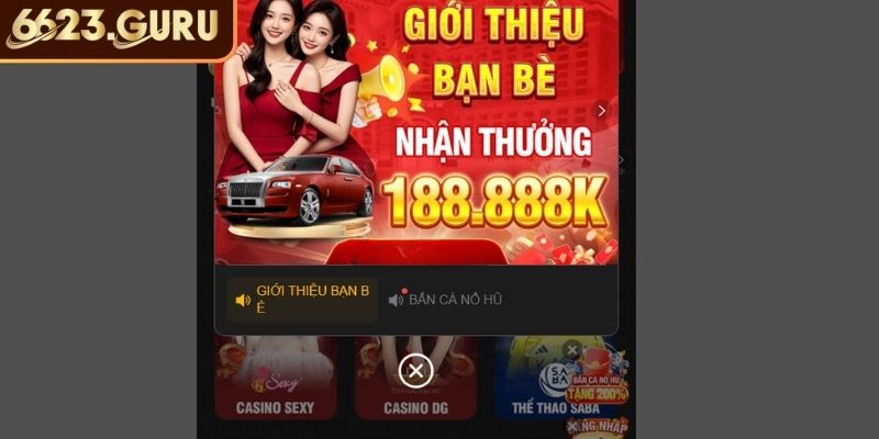 Cách nhận khuyến mãi 6623 đơn giản nhất