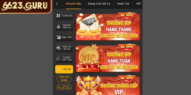 Quy định tham gia khuyến mãi 6623 cho bet thủ